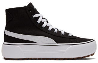 (WMNS) Sneakers Kaia Mid CV Black/White