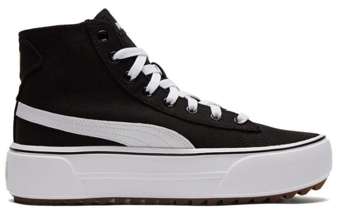 (WMNS) Sneakers Kaia Mid CV Black/White