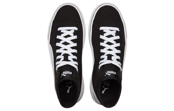 (WMNS) Sneakers Kaia Mid CV Black/White