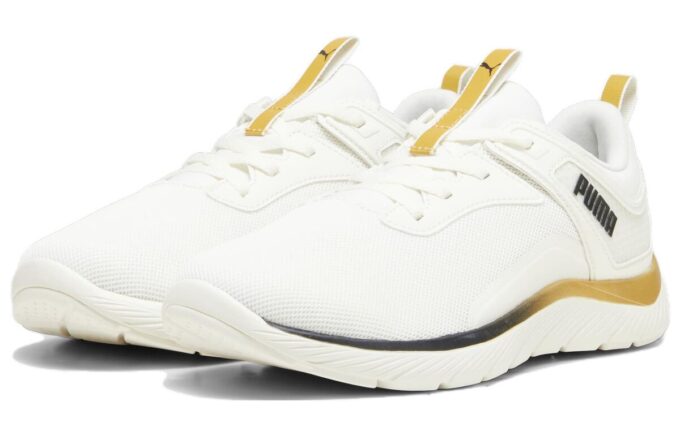(WMNS) Softride Remi Molten Metal “White Puma Gold”