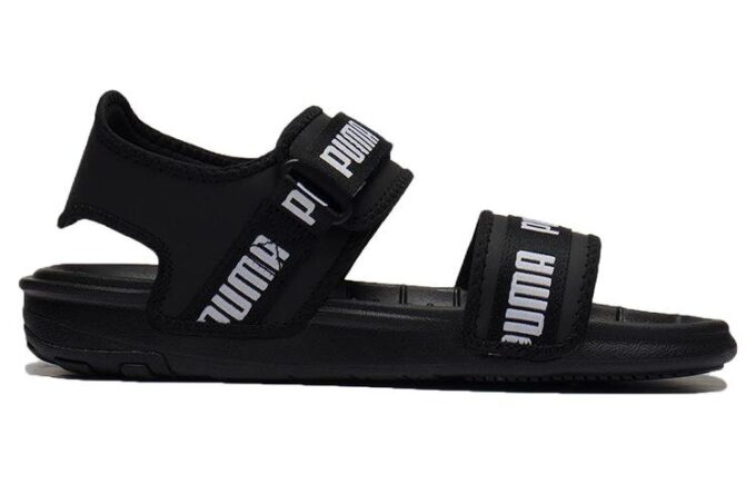 (WMNS) Softride Slide “Wordmark – Black White”