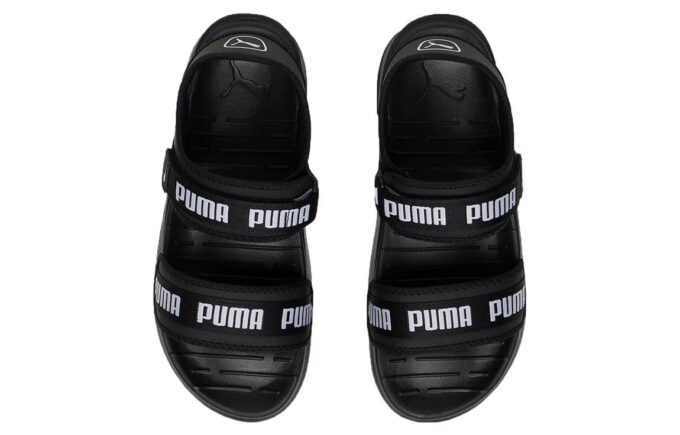 (WMNS) Softride Slide “Wordmark – Black White”