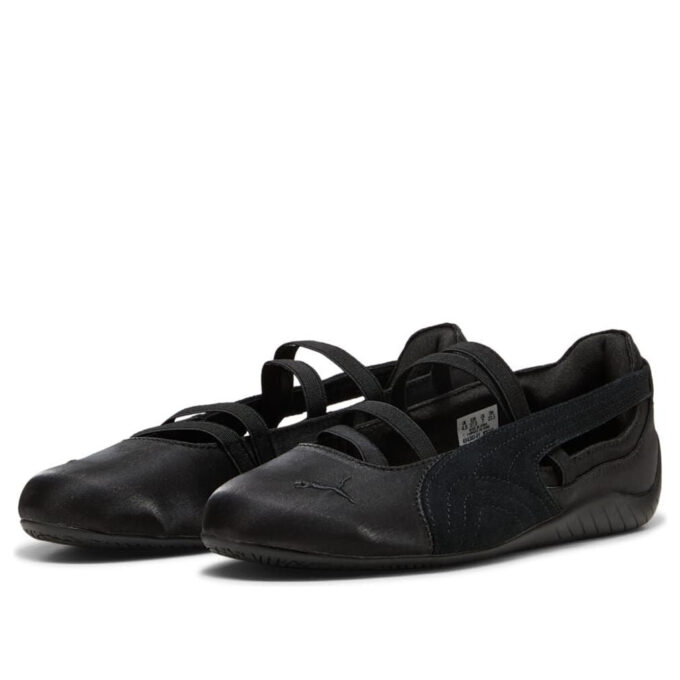 (WMNS) Speedcat Ballet “Black Cool Dark Grey Satin”