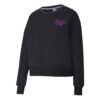 (WMNS) Sport Crew Sweater “Black Purple”