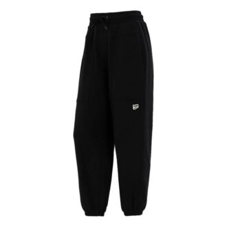 (WMNS) Sports Running Breathable Long Pants Black