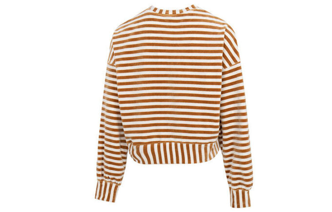 (WMNS) Striped Knitted Sweater “Beige”