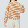 (WMNS) Striped Knitted Sweater “Beige”