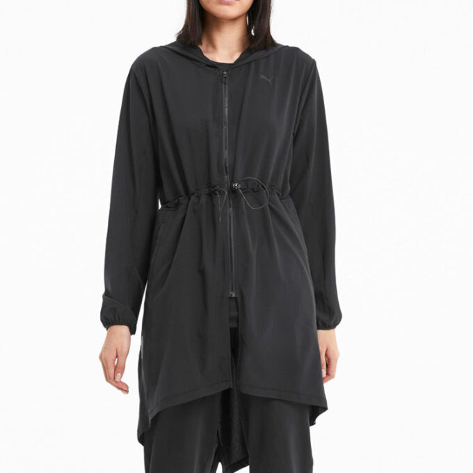 (WMNS) Studio Flow Woven Hooded Jacket “Black”