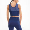 (WMNS) STUDIO Layered Crop Top “Blue”