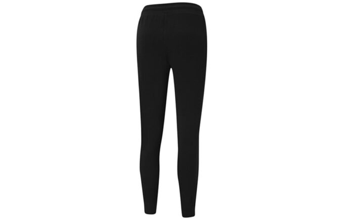 (WMNS) Style Cat Drawstring Casual Sports Knit Trousers Black