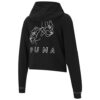 (WMNS) Style Cat Hoodie hooded Pullover Knit Short Black