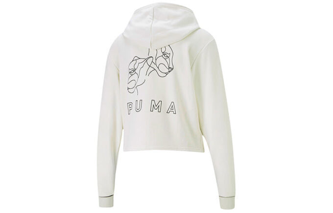 (WMNS) Style Cat Hoodie “White Black”