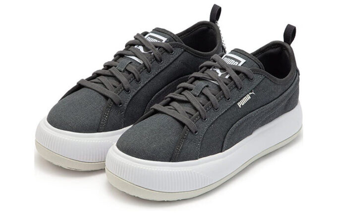 (WMNS) Suede Mayu Canvas “Ebony”