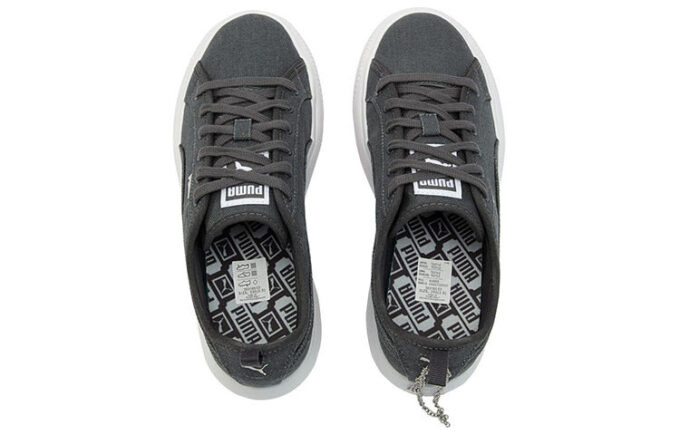 (WMNS) Suede Mayu Canvas “Ebony”