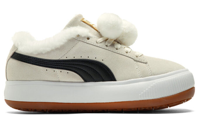(WMNS) Suede Mayu “Fur – Whisper White Black”