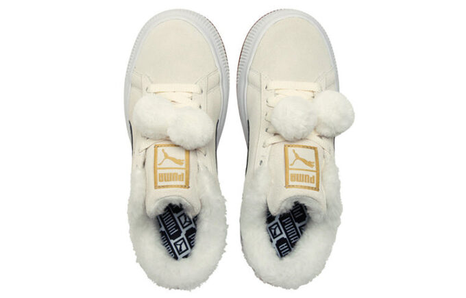 (WMNS) Suede Mayu “Fur – Whisper White Black”