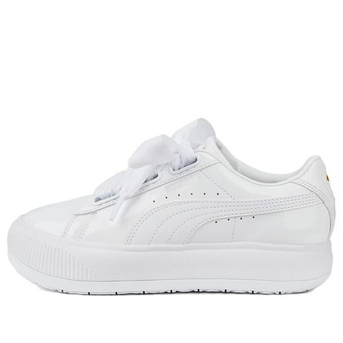 (WMNS) Suede Mayu Heart Patent “White”