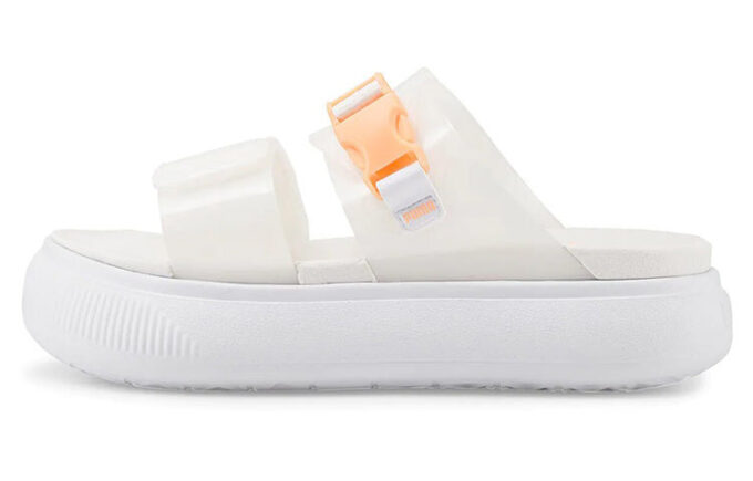 (WMNS) Suede Mayu Pop Sandal “White Fizzy Melon”