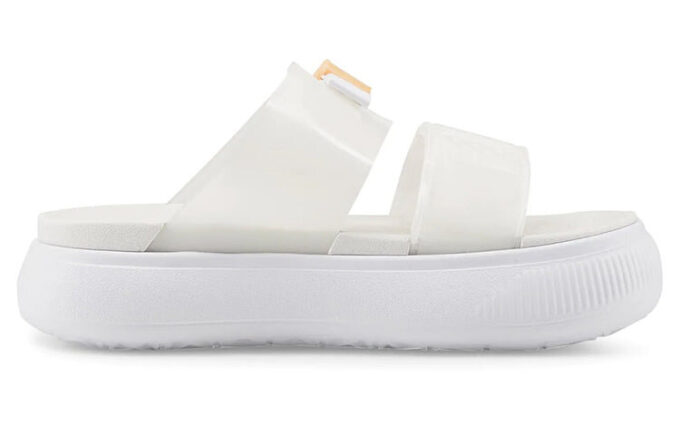 (WMNS) Suede Mayu Pop Sandal “White Fizzy Melon”