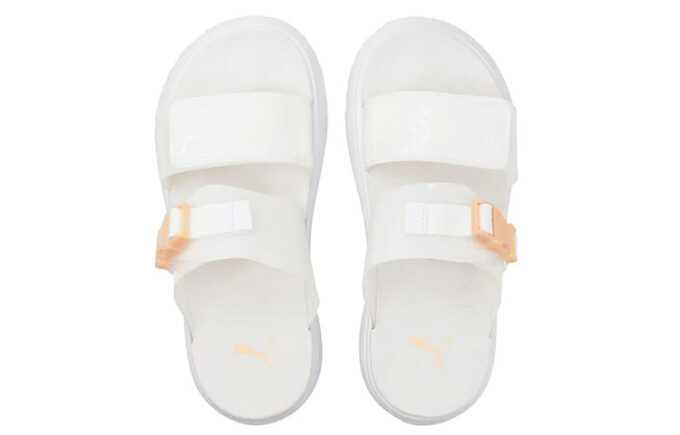 (WMNS) Suede Mayu Pop Sandal “White Fizzy Melon”