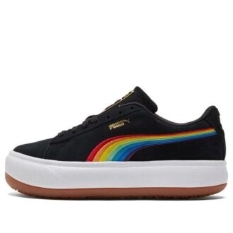 (WMNS) Suede Mayu “Rainbow – Black”