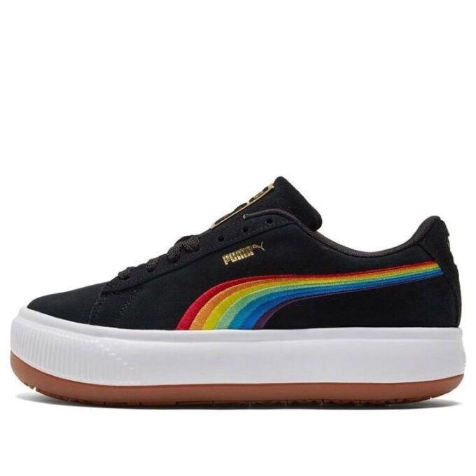 (WMNS) Suede Mayu “Rainbow – Black”