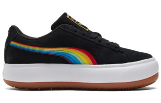 (WMNS) Suede Mayu “Rainbow – Black”