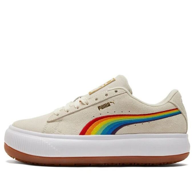 (WMNS) Suede Mayu “Rainbow – Whisper White”