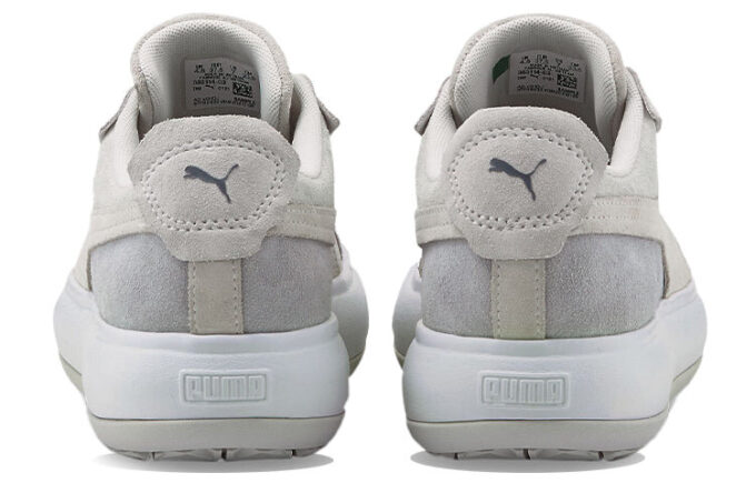 (WMNS) Suede Mayu Raw Low Tops Casual Skateboarding Shoes Gray