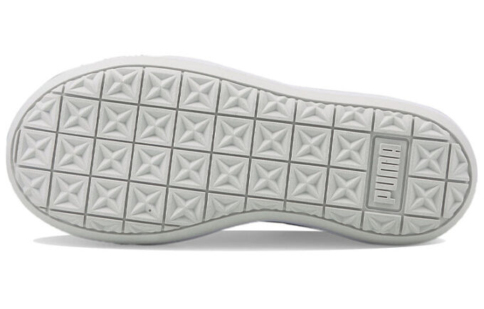 (WMNS) Suede Mayu Raw Low Tops Casual Skateboarding Shoes Gray