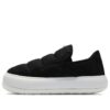 (WMNS) Suede Mayu Slip-On Canvas “Black White”