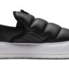 (WMNS) Suede Mayu Slip-on Shoes Black/White