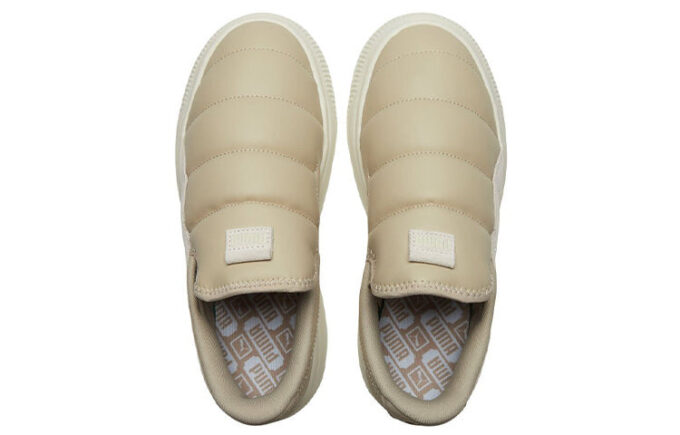 (WMNS) Suede Mayu Slip-on Sneakers Ivory