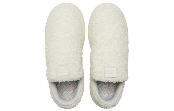 (WMNS) Suede Mayu Slip-On “Teddy – Marshmallow”