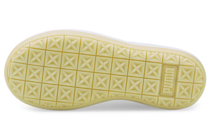 (WMNS) Suede Mayu Thick Sole Minimalistic Casual Skateboarding Shoes Khaki