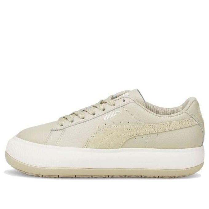 (WMNS) Suede Mayu Tonal Low Tops Casual Skateboarding Shoes Khaki