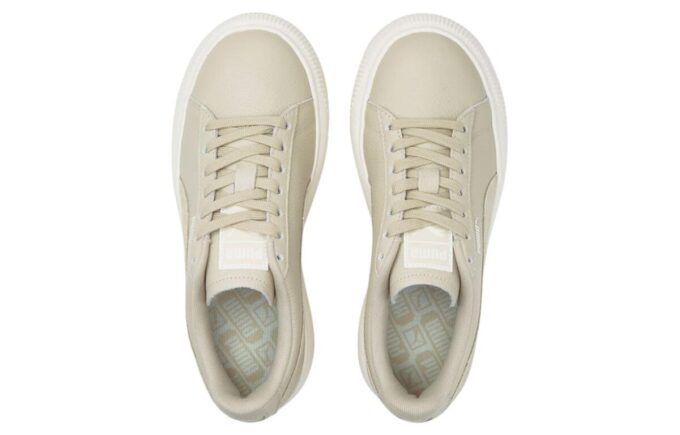 (WMNS) Suede Mayu Tonal Low Tops Casual Skateboarding Shoes Khaki