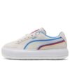 (WMNS) Suede Mayu Triplex Tech “Creamwhite Blue Red”