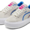 (WMNS) Suede Mayu Triplex Tech “Creamwhite Blue Red”
