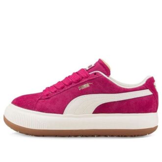 (WMNS) Suede Mayu Up “Wine Red Creamwhite”