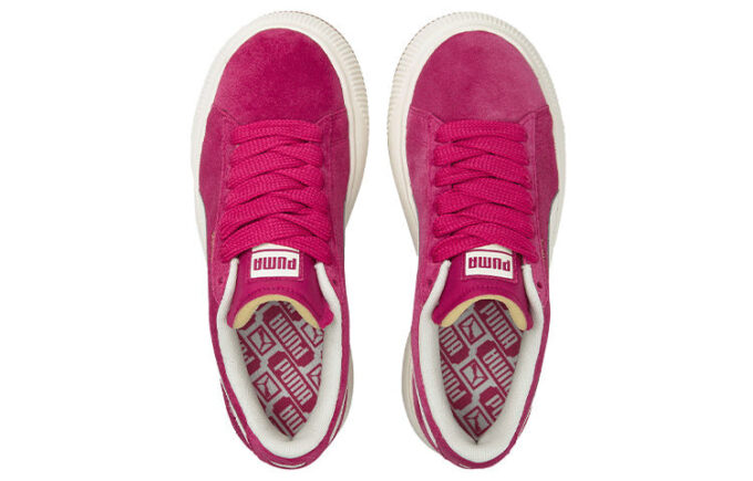 (WMNS) Suede Mayu Up “Wine Red Creamwhite”