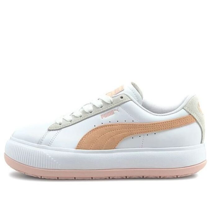 (WMNS) Suede Mayu White Orange