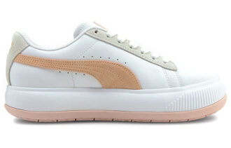 (WMNS) Suede Mayu White Orange