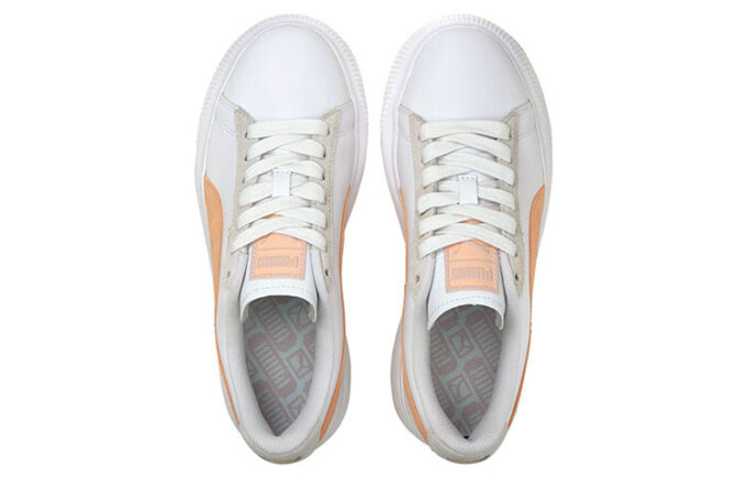 (WMNS) Suede Mayu White Orange