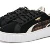 (WMNS) Suede Plat Form Plaid “Black”