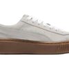 (WMNS) Suede Platform Core L “Whisper White”