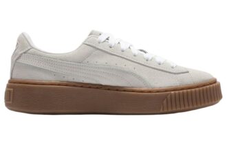 (WMNS) Suede Platform Core L “Whisper White”