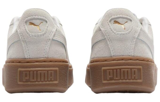 (WMNS) Suede Platform Core L “Whisper White”