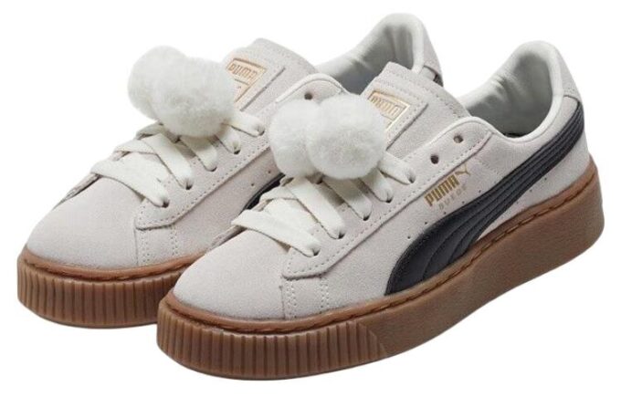 (WMNS) Suede Platform “Cream White”