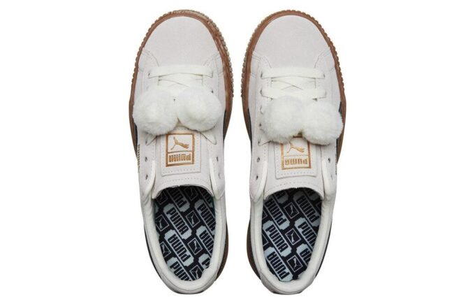 (WMNS) Suede Platform “Cream White”